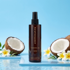 Huile de <span class=keywords><strong>bronzage</strong></span> en spray, formule végane sans parabène, protection <span class=keywords><strong>UV</strong></span> modérée, accélérateur de <span class=keywords><strong>bronzage</strong></span> en extérieur, 180 ml, SPF15 - Product Image 1