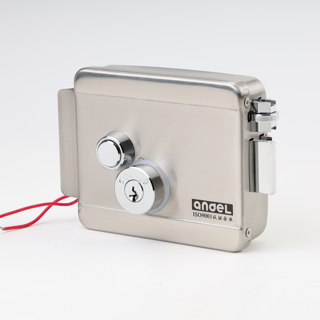 Security Double Cylinder Lock Key Apartment Horizontal Electric All-in-one Smart Lock Access Control System