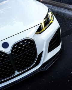 Trắng-Vàng rắn rắn Mắt Phong Cách <span class=keywords><strong>Led</strong></span> Đèn Pha cho BMW g8x G80 M3 g81 g82 M4 G22 G23 G26 4 Series i4 Đèn pha 2019-<span class=keywords><strong>2025</strong></span> - Product Image 4