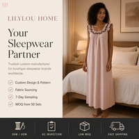 Nouvelle Robe de Nuit Longue en Coton Lavé pour l'Été, Sexy, à Lacets et Dos Nu, pour Femme, Décontractée, pour la Maison et la Détente