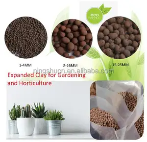 Clean and pH-stable Leca Expanded Clay Pebbles for hydroponics hydroculture, and aquaponics