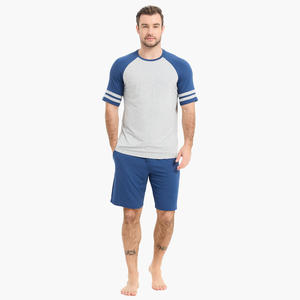 Pyjamas pour hommes personnalisés en modal de bambou, vêtements de nuit pour hommes, t-shirt en bambou, ensemble de vêtements de détente en coton biologique pour hommes, pyjama personnalisé en modal - Product Image 2