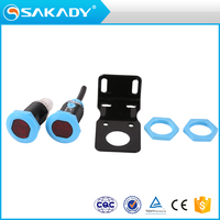 Capteur de proximité photoélectrique optique intelligent série SAKADY GL18 NPN PNP NO NC 10-30V à travers le faisceau pour la maison intelligente et l'automatisation