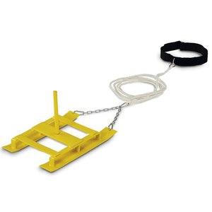 Traîneau de fitness réglable pour entraînement intensif, à charges de disques, avec ceinture lombaire et dispositifs de sécurité, pour entraînements avancés - Product Image 1