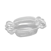 Boîte à gâteau en forme de bonbon pour la Journée des enfants, emballage alimentaire transparent, boîte cadeau avec couvercle, crème glacée, mousse, sucre, personnalisable