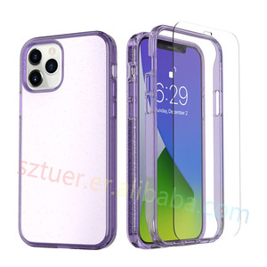 Ốp Điện Thoại <span class=keywords><strong>Iphone</strong></span> 12 Pro Max, Ốp Bảo Vệ Hai Lớp Toàn Diện 360 Lấp Lánh Bằng Kính Màn Hình - Product Image 3