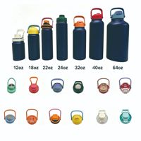 Mug de voyage isotherme à double paroi en acier inoxydable 304, 22 oz/24 oz, design moderne et minimaliste, isolation thermique de 12 à 24 heures pour l'extérieur