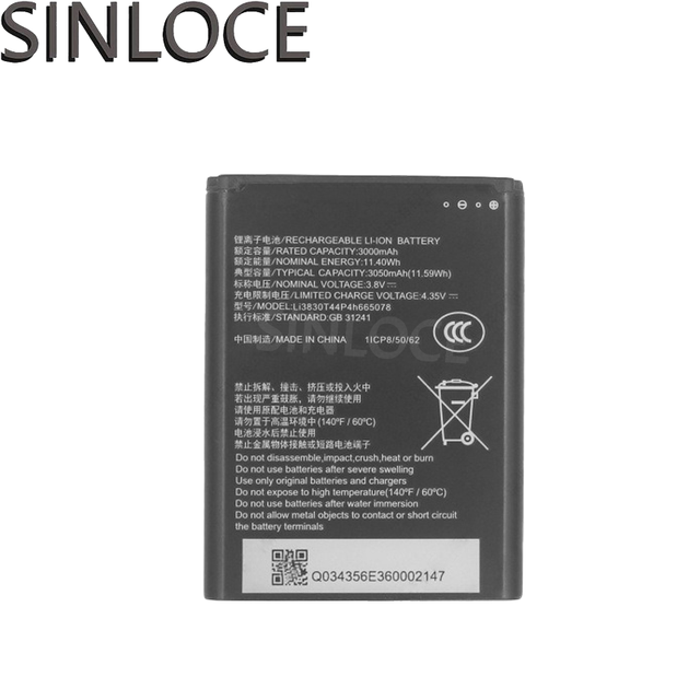 Battery High Quality Battery for ZTE Li3830T44P4h665078 3050mAh U10S PRO Wifi 6 Wireless Router Batteries