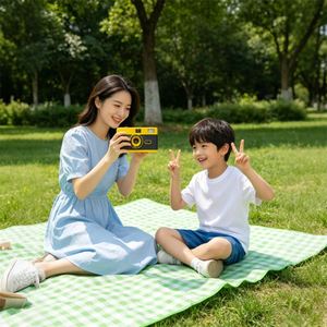 Yellow Custom <b>Disposable</b> <b>Camera</b> Retro with Flash 2026 Promotion in China for Travel - Product Image 2