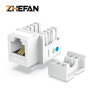 Connecteur modulaire non blindé CAT3 Keystone Jack de haute qualité Module <span class=keywords><strong>Ethernet</strong></span> RJ11 plaqué or pour plaque murale/câble LAN <span class=keywords><strong>Ethernet</strong></span> - Product Image 3