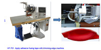 Machine à coller les bandes sans couture Hanfor pour t-shirts, soutiens-gorge et vêtements décontractés