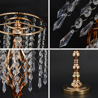Vase en verre moderne de haute qualité, centre de table, lustre en cristal, taille et couleur personnalisables, pour mariage, fête, maison, anniversaire - Grande Vente