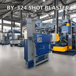 CE Certified BY-326Type Elétrica Tumble Belt Shot Blasting Machine Nova Crawler Blast Abrator Burnishing Preço Competitivo - Product Image 3
