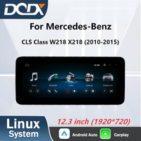 Radio para Auto con Sistema Linux de 12.3 Pulgadas para Mercedes-Benz Clase CLS W218 C218 X218 NTG4.0/4.5, Multimedia Inalámbrico, Android Auto y CarPlay