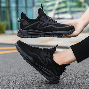 Chaussures de sport décontractées pour hommes de haute qualité, nouveau style universel, avec lacets, chaussures de course en mesh pour hommes - Product Image 3