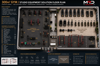 MRD Fitness Equipment propose des équipements d'exercice aérobie/anaérobie de 200 à 300 m² en acier, personnalisables et emballés.