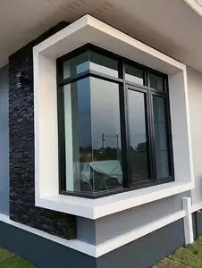Haipai último diseño simple casa corredera de aluminio Precio de ventanas con marco de aluminio y vidrio último estilo