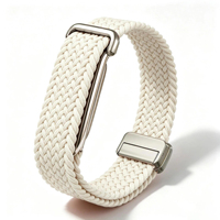 Bracelets de montre en nylon tressé avec boucle magnétique OEM en gros, accessoires de remplacement pour Fitbit Air