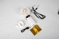 Ventilateur de refroidissement portable Yipin, mini USB rechargeable, 2100 mAh, 4 W, ventilateur électrique portatif d'été, trois options de vitesse, pliable