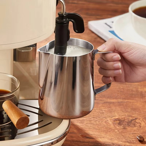 Grand pichet à <span class=keywords><strong>lait</strong></span> en acier inoxydable <span class=keywords><strong>Barista</strong></span> <span class=keywords><strong>Pot</strong></span> et mousseur pour café et thé Latte Art Nouveau pichet pour boissons chaudes - Product Image 3