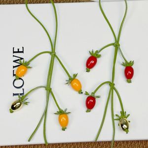 Nuevo Accesorio para Bolsos con Forma de Cereza Roja de Plástico, Estilo Kawaii, para Ella - Product Image 6