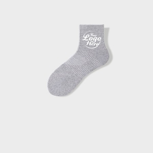 Chaussettes de basketball respirantes personnalisées pour hommes avec semelle antidérapante en tissu éponge – Collection Printemps/Automne pour jeunes - Product Image 5