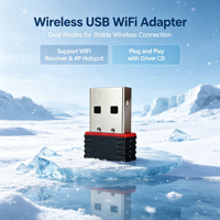 IFA01 Dongle Wi-Fi 150 Mbps, mini adaptateur USB Wi-Fi, récepteur LAN sans fil, antenne Wi-Fi, cartes réseau