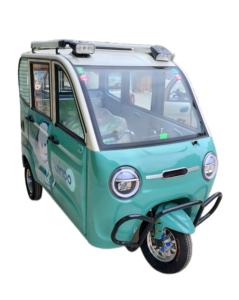 รถ<span class=keywords><strong>สามล้อ</strong></span><span class=keywords><strong>ไฟฟ้า</strong></span>สำหรับผู้ใหญ่แบบปิดเต็มคัน วัสดุเหล็ก โครงสร้างแข็งแรง พื้นที่กว้างขวางสำหรับผู้โดยสาร ขายส่ง - Product Image 3