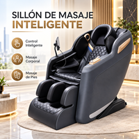 Fauteuil de massage électrique haut de gamme à gravité zéro pour le corps entier, avec chauffage dorsal et écran tactile, pour la maison