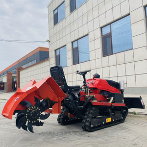 Trancheuse sur chenilles assise de 35 CV à moteur diesel avec boîte de vitesses pour une productivité élevée dans <span class=keywords><strong>le</strong></span> creusement de fossés en verger, <span class=keywords><strong>le</strong></span> labourage rotatif et <span class=keywords><strong>le</strong></span> remblaiement - Product Image 4