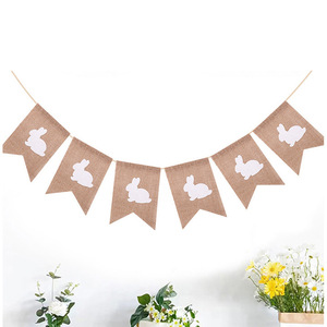 Guirnalda Decorativa de Pared con Diseño de Conejo de Pascua DAMAI, Adornos Colgantes Festivos de Primavera para Interiores y Exteriores, Artículos para Fiestas de Pascua - Product Image 4