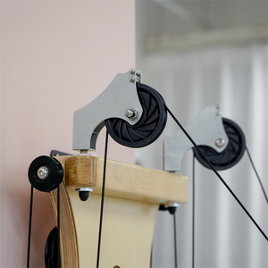 Reformer de Pilates Profesional Multifuncional de Madera de Arce con Polea |   Equipo de Entrenamiento de <span class=keywords><strong>Yoga</strong></span> y Pilates para Estudio y Salud - Product Image 3
