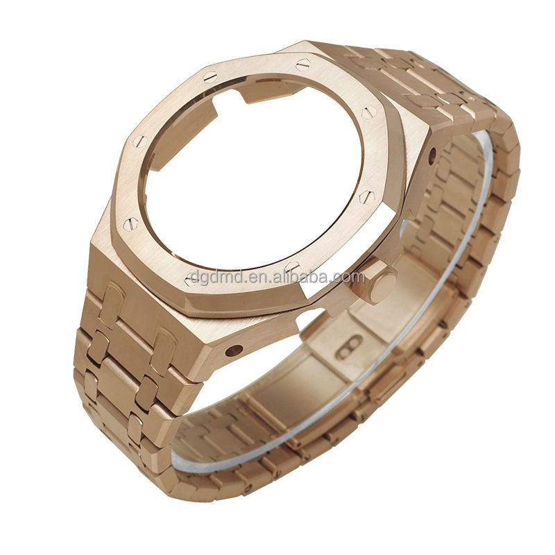 Ensemble en métal doré rose