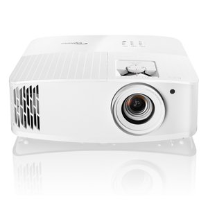 Projecteur DLP <span class=keywords><strong>Optoma</strong></span> UHD518 4K UHD 3400 Lumens 20000:1 3D Ready WiFi Portable <span class=keywords><strong>Mini</strong></span> pour la maison/le bureau - Product Image 1