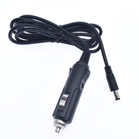 Câble de chargeur de voiture d'alimentation allume-cigare d'usine chargeur de voiture américain noir à Dc5.5 * 2.1 câble allume-cigare mâle