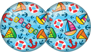 Ballon de jeu gonflable pour enfants de 130 mm en PVC imprimé, fabriqué en Europe, vente en gros - Product Image 4