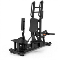 Appareil Commercial d'Entraînement des Abduteurs et des Hip Thrusts, en Acier Réglable, Équipement de Musculation à Charge de Plaques, Machine d'Adducteurs Debout pour Salle de Sport