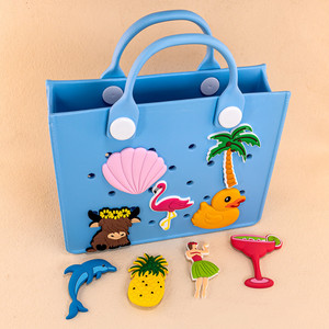 Olian Custom bogg Bag Charms Accessories PVC Big Size Cartoon Flowers Letters <strong>Shoe</strong> Charms bogg Bag Accessories Charms - Product Image 5