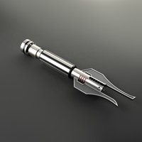 Pedang Cahaya Metal Hilt Nexussabers Darth Jadus dengan Efek Suara Smooth Swing, Produk Resmi untuk Cosplay dan Hadiah