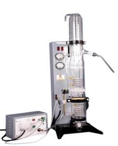 Unité de distillation de laboratoire de haute qualité avec chauffage en quartz et condenseur en verre borosilicaté, conception verticale à une seule étape - Product Image 3