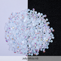 Vente en gros de strass en résine transparente AB de 3 mm, diamants en gelée, pour la peinture au diamant 5D, artisanat DIY