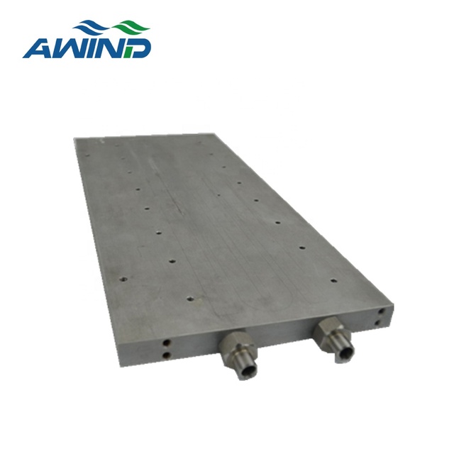 Awind 500W 600W High Power Device Liquid Cold Cooling Plate Profile for Mini Water Cooler Battery Pack Micro Channel Heat Sink