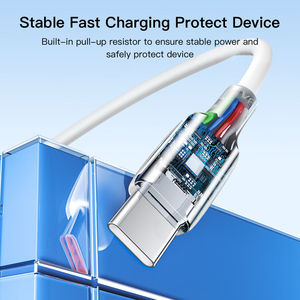 <span class=keywords><strong>Cable</strong></span> <span class=keywords><strong>de</strong></span> Carga SAMZHE Blanco <span class=keywords><strong>de</strong></span> 1m, USB-A 2.0 a Tipo-C, Carga Rápida <span class=keywords><strong>de</strong></span> 3A, Revestimiento <span class=keywords><strong>de</strong></span> PVC, para <span class=keywords><strong>iPhone</strong></span>/iPad/Samsung/Huawei/Xiaomi - Product Image 4