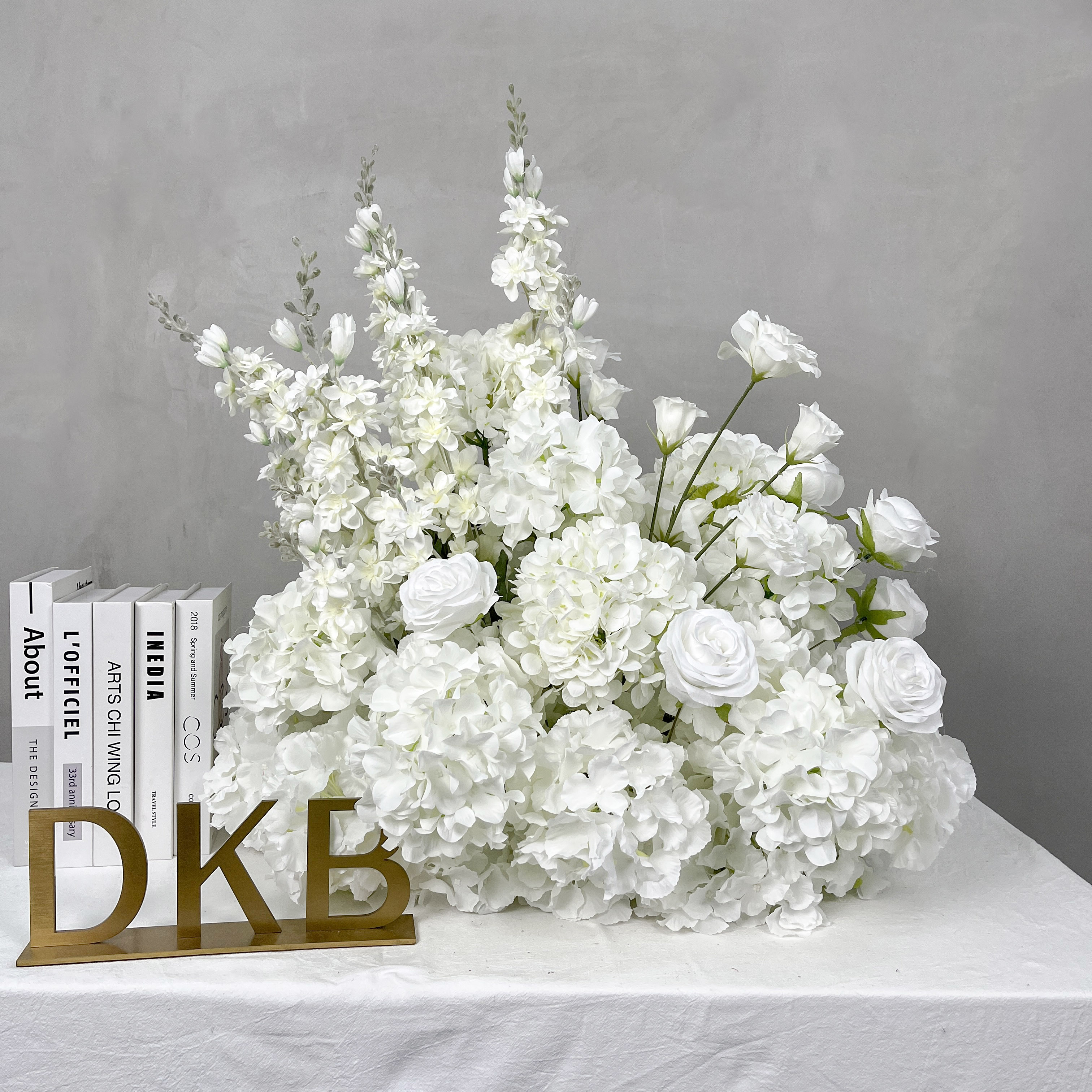DKB GF275 Artificial Flower Runner for Wedding Table Decoration - DKB Crafts Factory