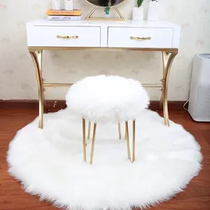 Tapis de chevet en fausse fourrure de mouton turque de luxe, prix imbattable, poils longs et <span class=keywords><strong>moelleux</strong></span>, décoration d'intérieur - Product Image 1