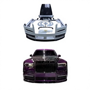 Nouveau kit carrosserie MSY en fibre de carbone pour Rolls-Royce Cullinan : pare-chocs avant/arrière, jupes latérales, ailerons, capot, extensions d'ailes à visser - Product Image 1