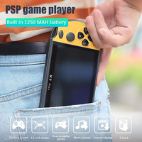 Lecteur vidéo rétro portable classique X7 Plus de 5,1 pouces 3500, console de jeu portable X7 Plus, console de jeu portable vintage