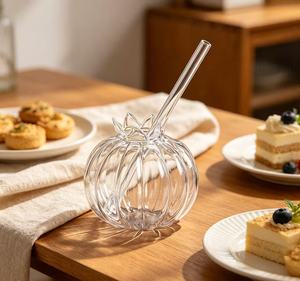 Vaso de Vidrio Personalizado con Diseño de <span class=keywords><strong>Granada</strong></span>, con Pajita, para Fiestas en Casa y Uso Diario - Product Image 5