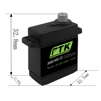 Servo numérique PTK 8460 MG-D 9g, fabrication artisanale, engrenage métallique, télécommande, modèle d'avion et de voiture