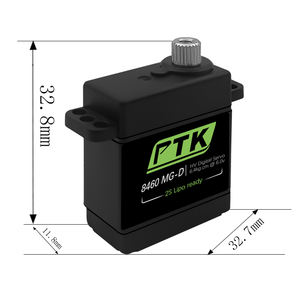 PTK 8460 MG-D 9g Servo numérique usine bricolage engrenage en métal télécommande modèle avion et voiture RC Servos moteur De Cortina - Product Image 3